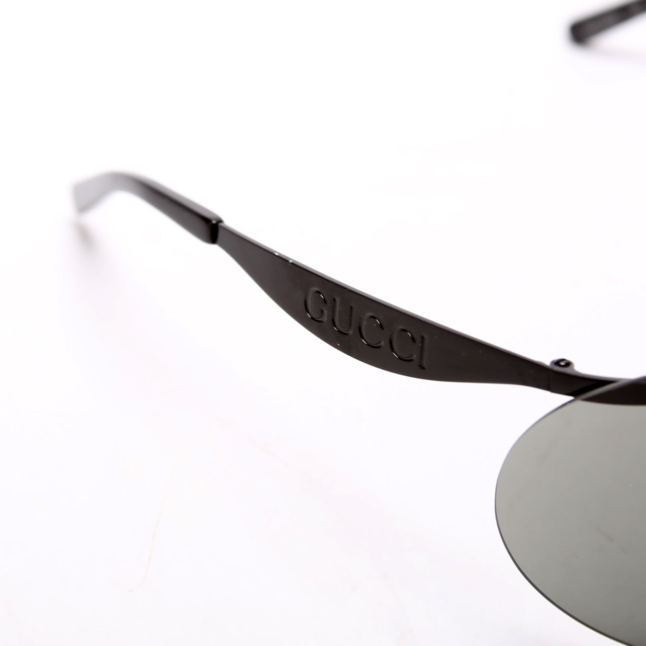GG1656S Horsebit Shield Sunglasses Black