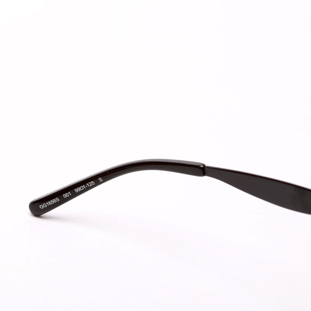 GG1656S Horsebit Shield Sunglasses Black