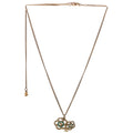 Coco Camelia Necklace Gold/Teal