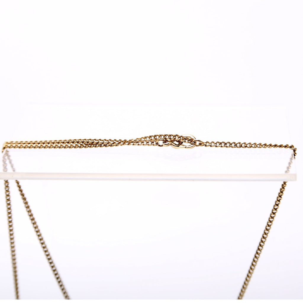 Coco Camelia Necklace Gold/Teal