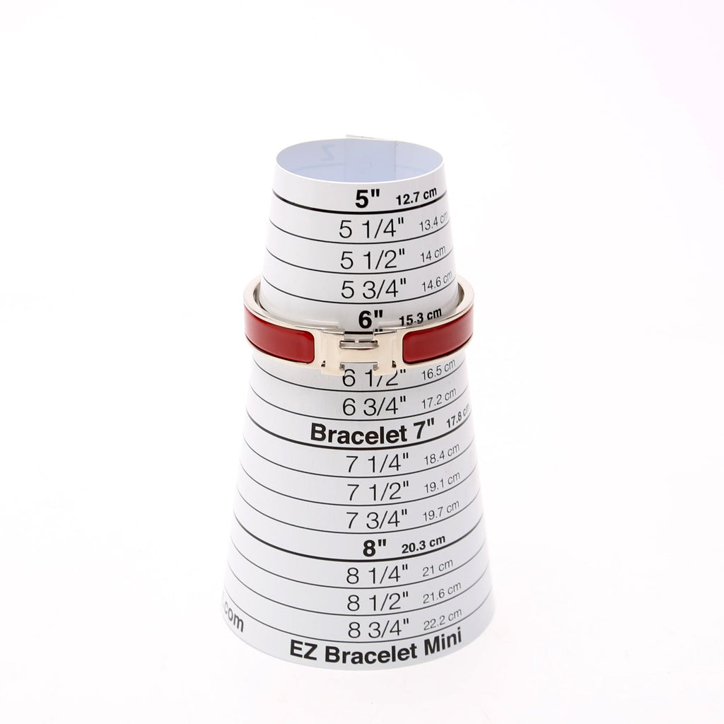 Clic Clac Narrow PM Bracelet Silver/Red
