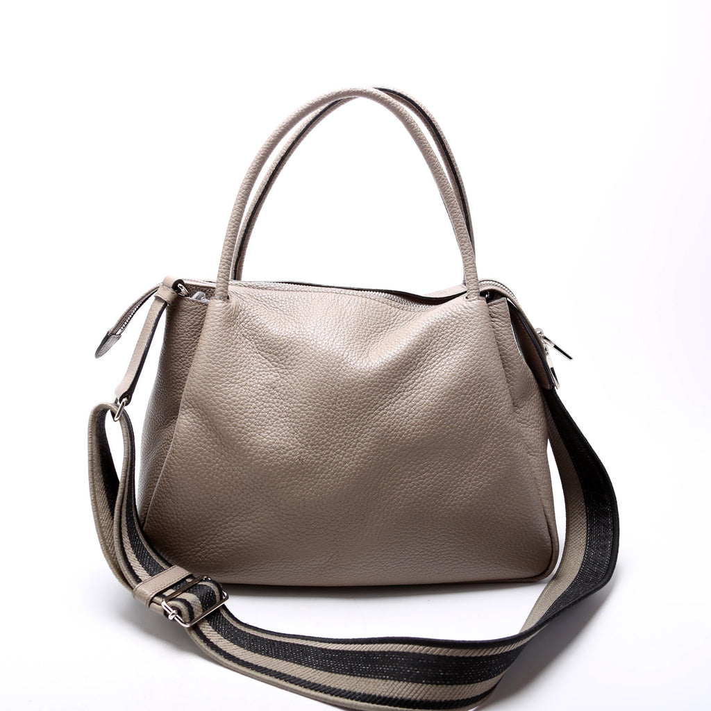 LARGE LEATHER HANDBAG 1BC170 (A)