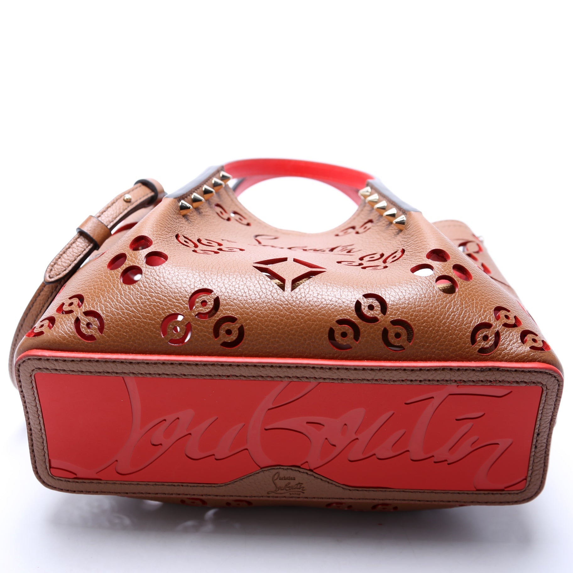 Cabarock Lasercut Shoulder Bag Brown