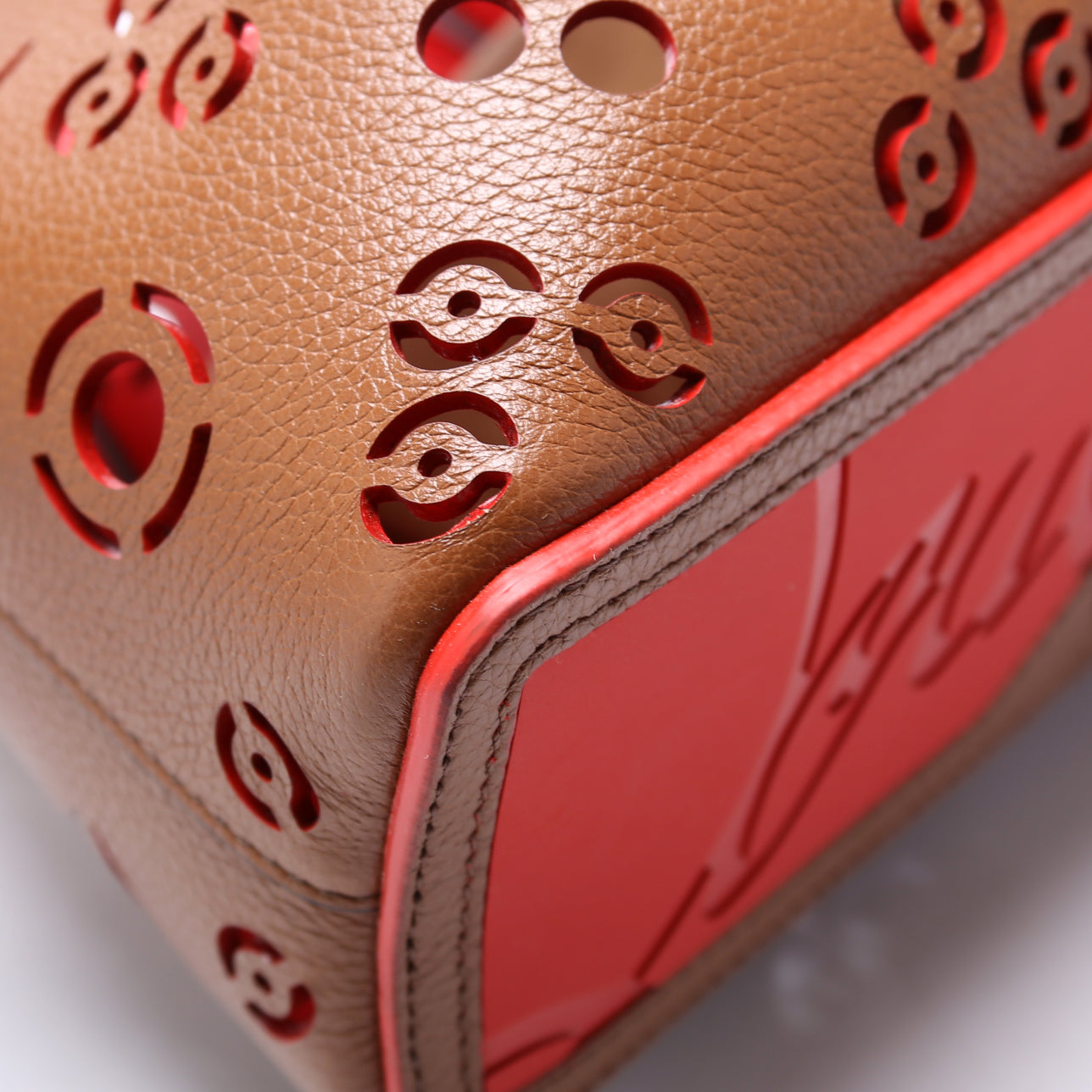 Cabarock Lasercut Shoulder Bag Brown