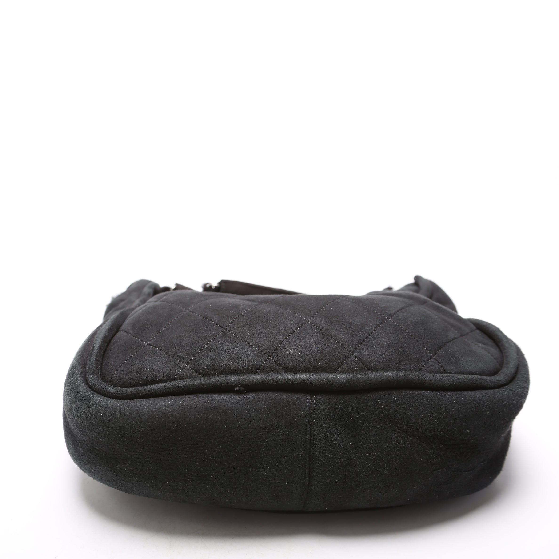 Mademoiselle Shearling Quilted Tote 9M Black