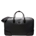 696015 GG Supreme Interlocking G Large Duffle Bag Black