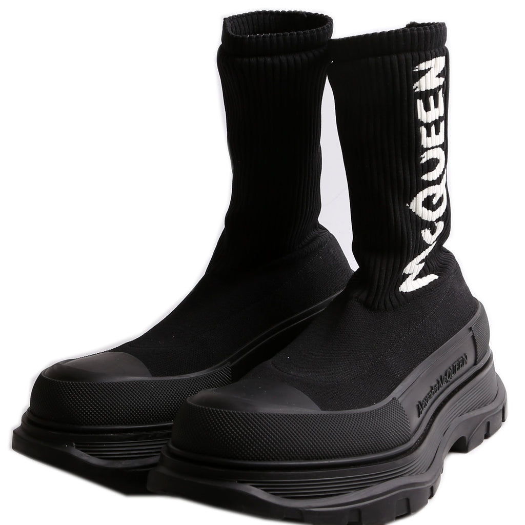 Tread Logo Sock Sneakers Size 40