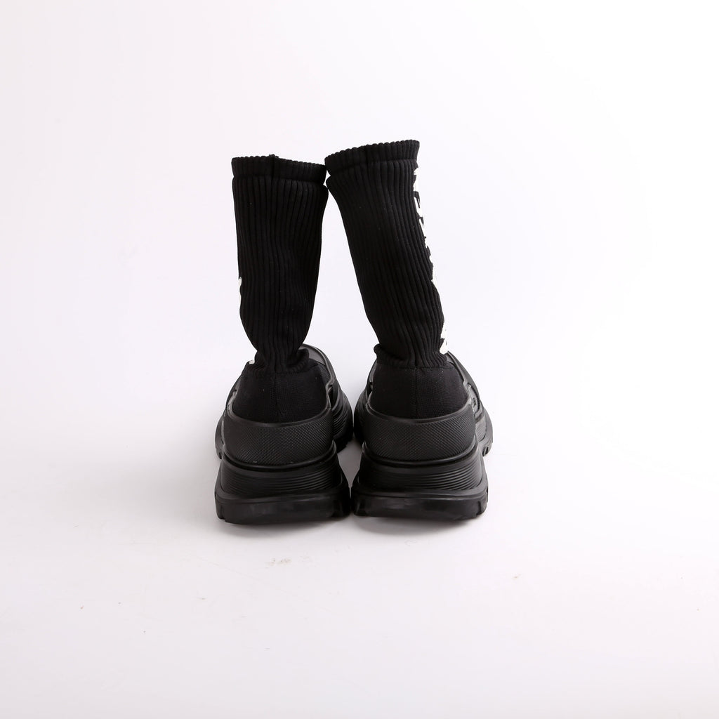 Tread Logo Sock Sneakers Size 40