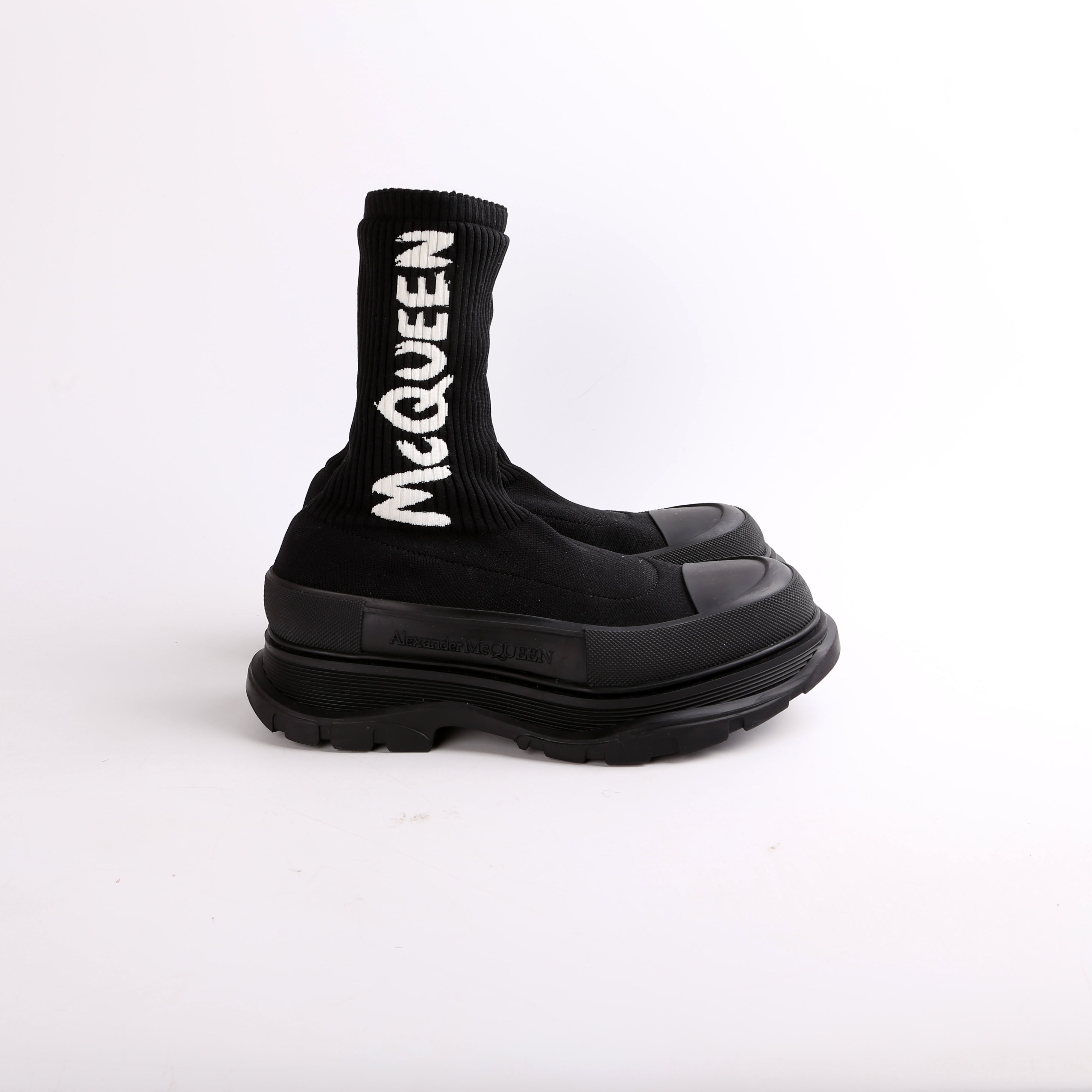 Tread Logo Sock Sneakers Size 40