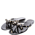 Rockstud Jelly Flip Flops Size 38 Black