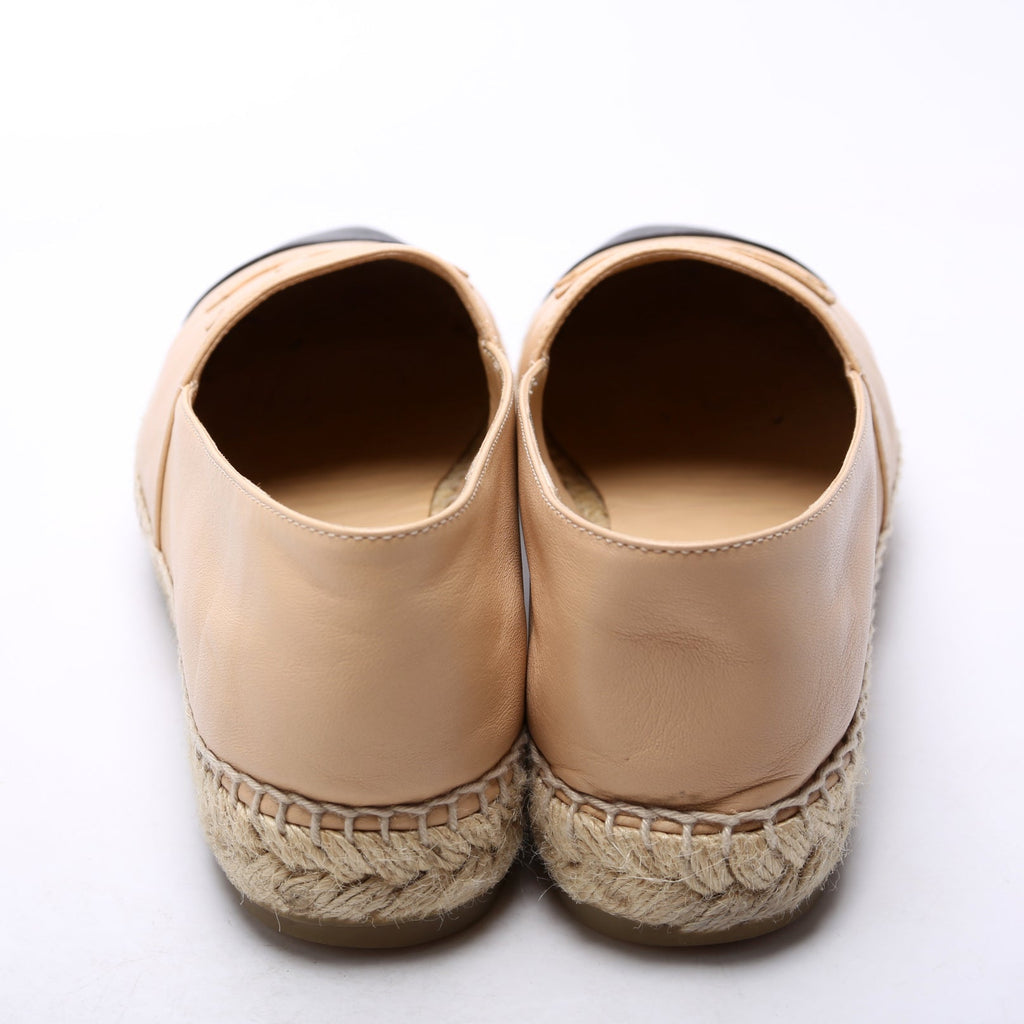 CC Espadrilles Size 37 Beige/Black