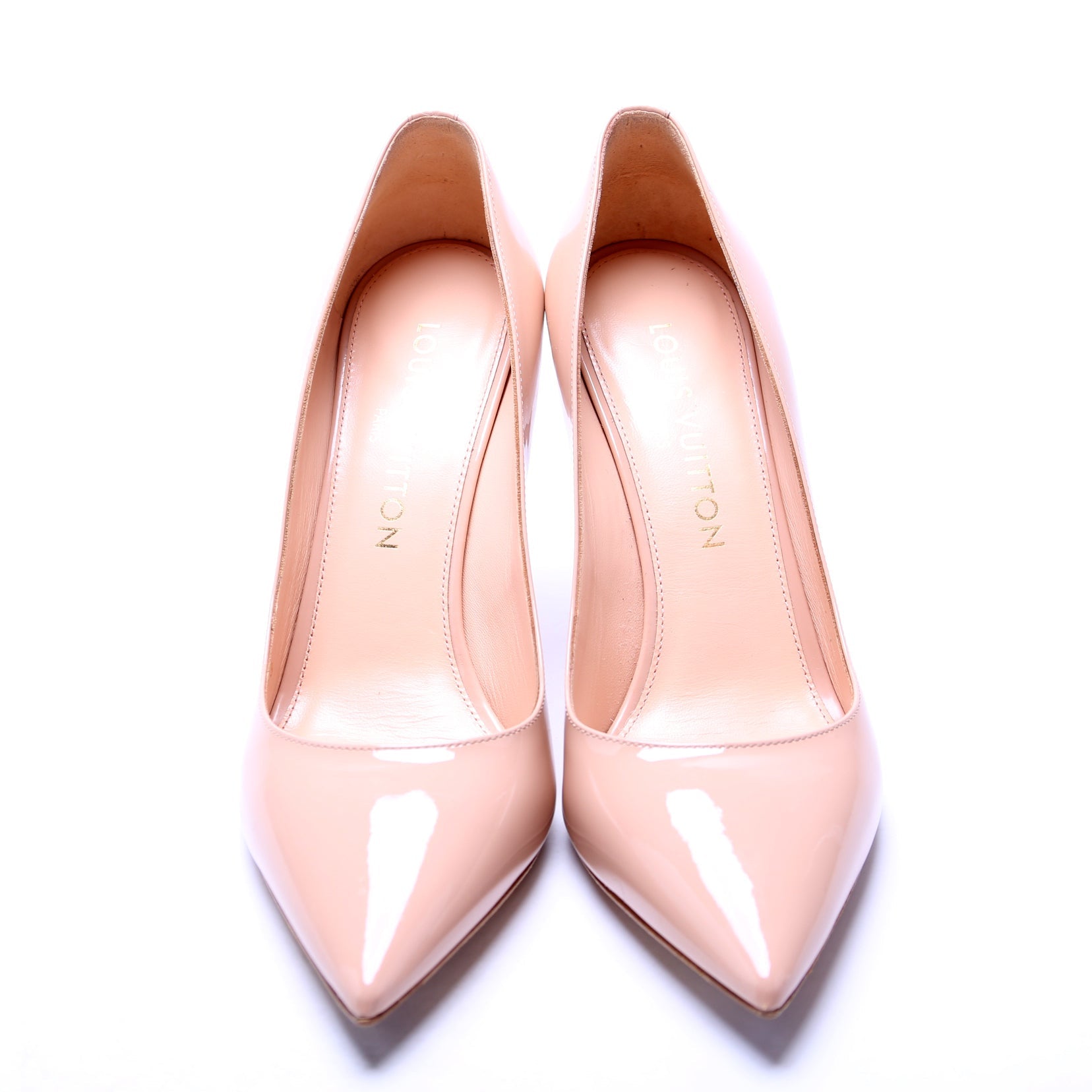 Blossom Patent Pumps Size 38.5 Nude