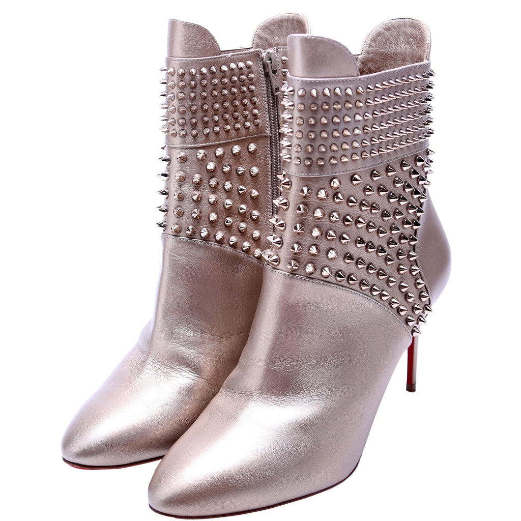 Hongroise Spike Booties Size 40 Gold