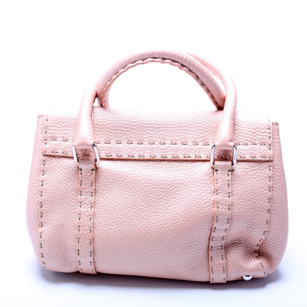 8BR486 Selleria Mini Linda Handle Bag Pink