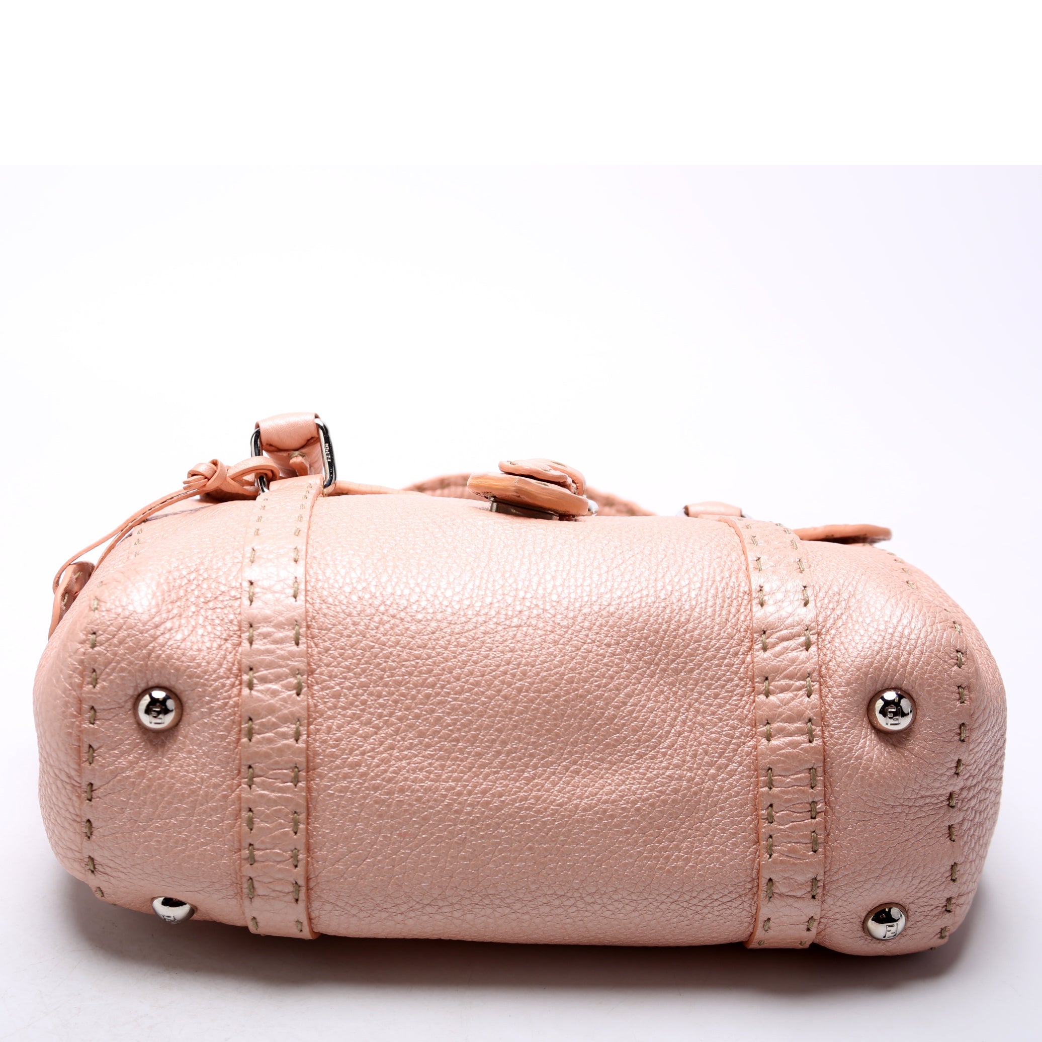 8BR486 Selleria Mini Linda Handle Bag Pink