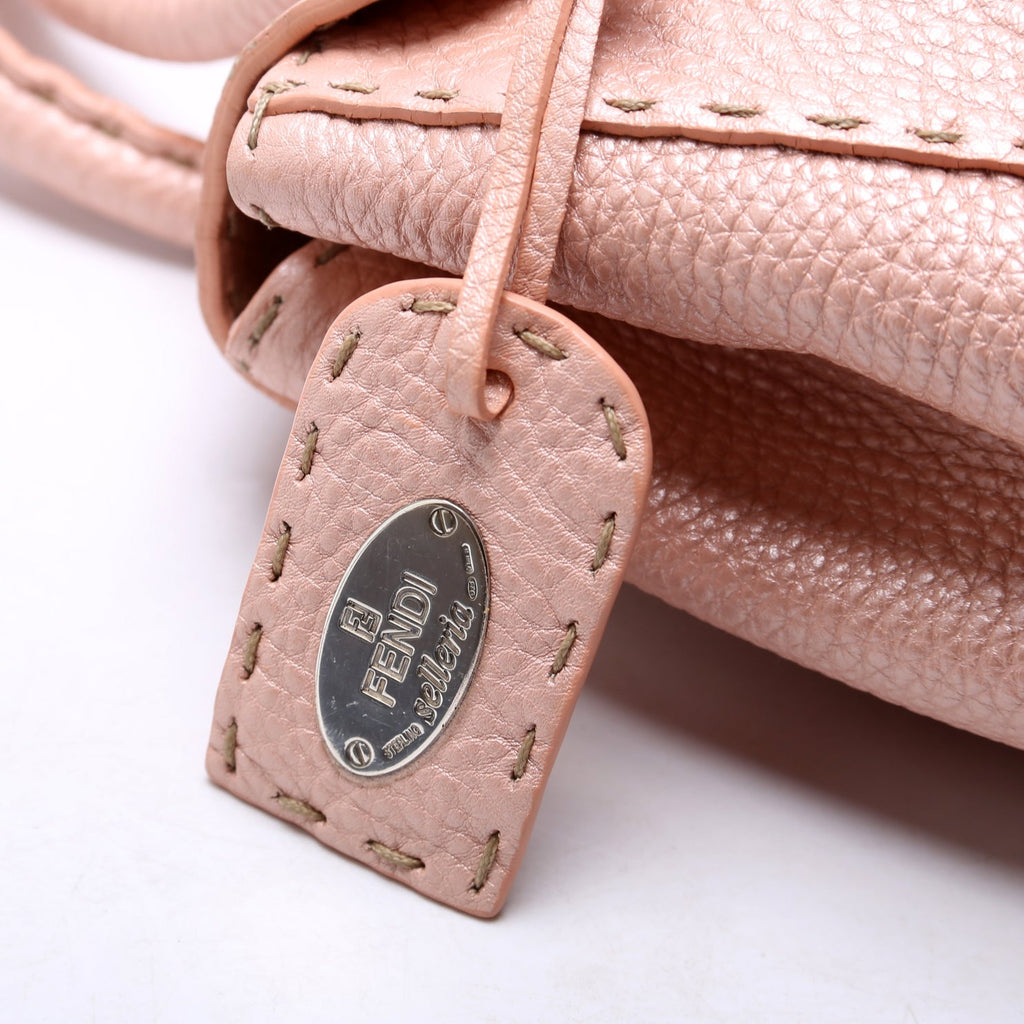 8BR486 Selleria Mini Linda Handle Bag Pink