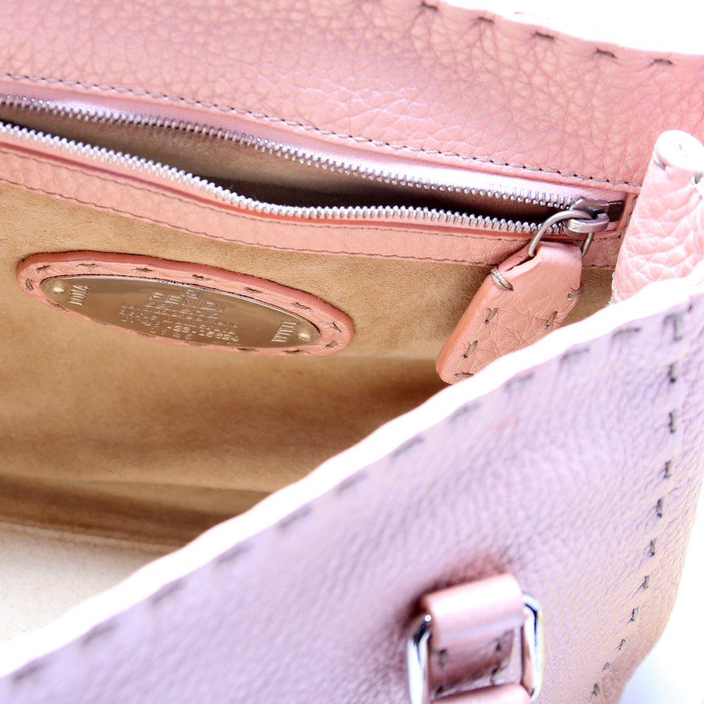 8BR486 Selleria Mini Linda Handle Bag Pink