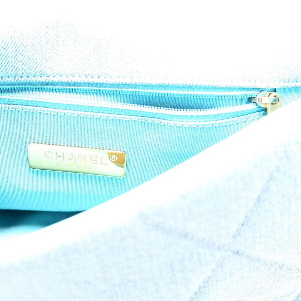 Chanel 19 Medium Denim 31M Blue