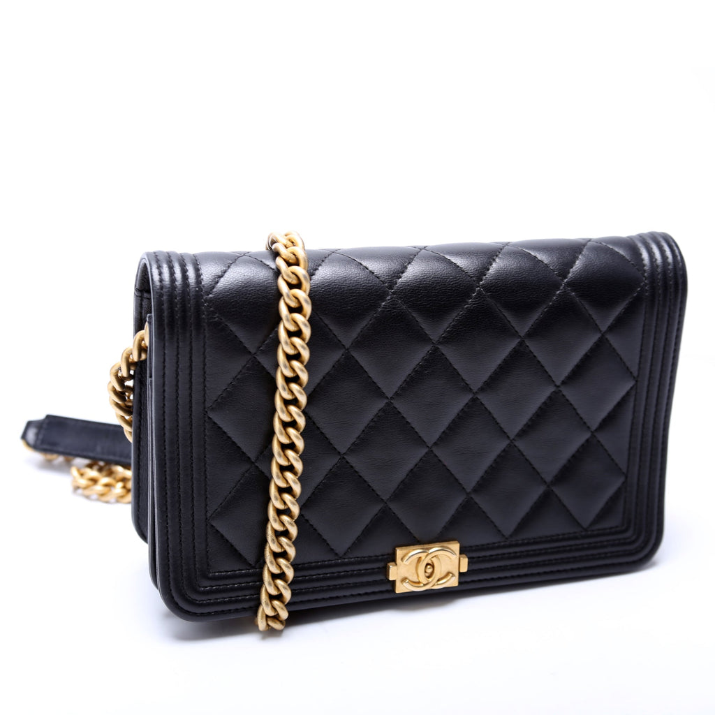 WOC Boy Lambskin 31M Black