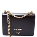 1BD133 Saffiano Chain Crossbody Plum