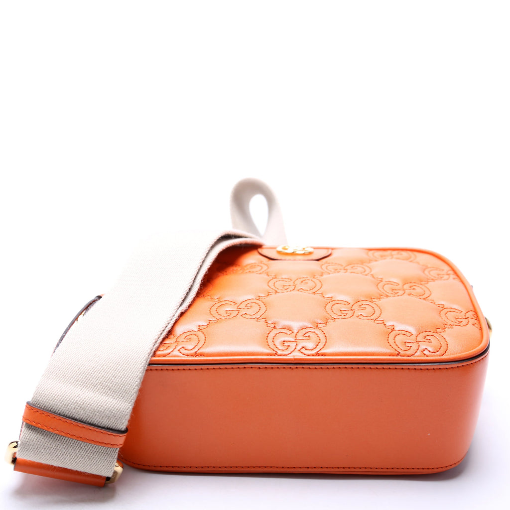 702234 GG Matelasse Small Orange