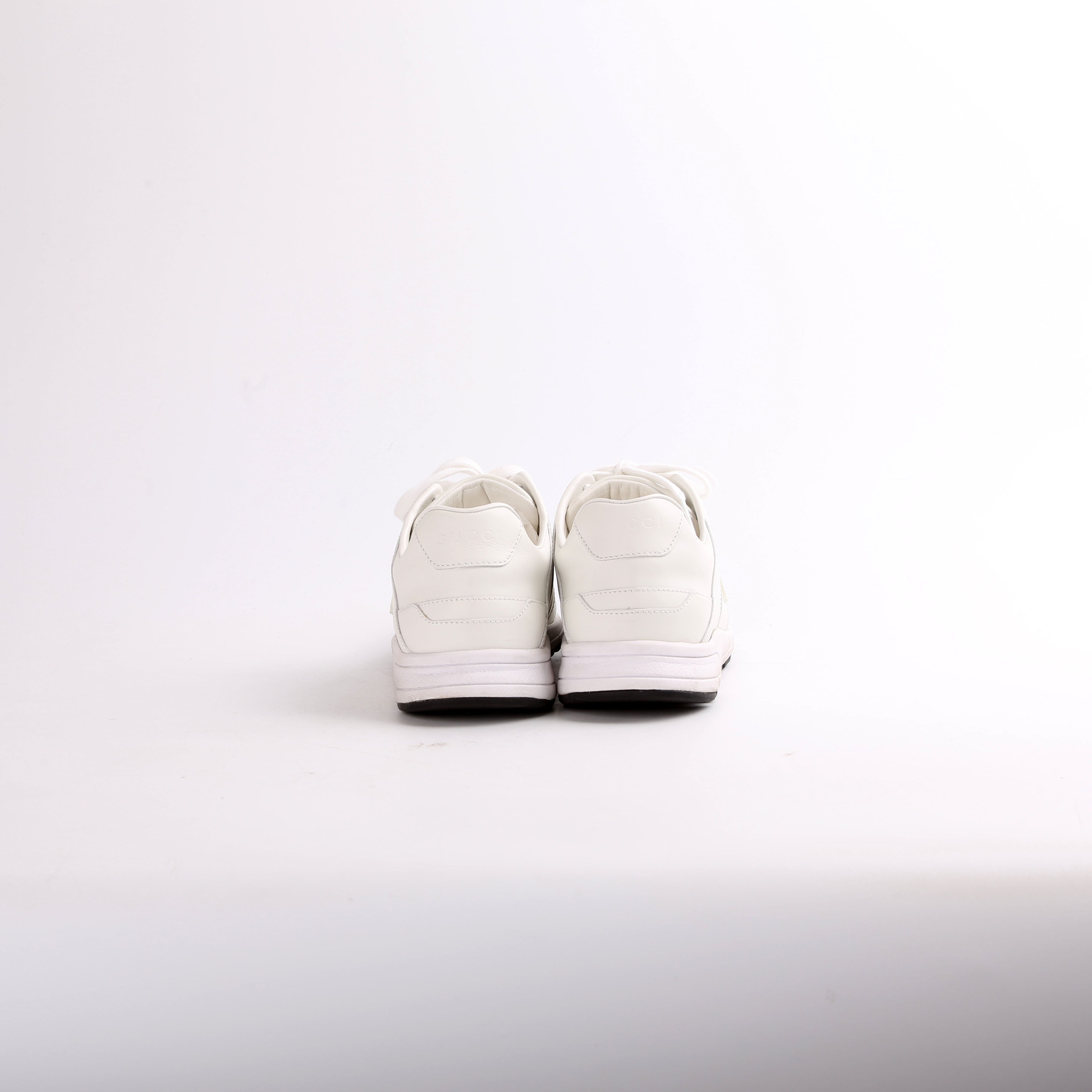 Gucci Microsoft Bianco Leather Sneakers Size 36