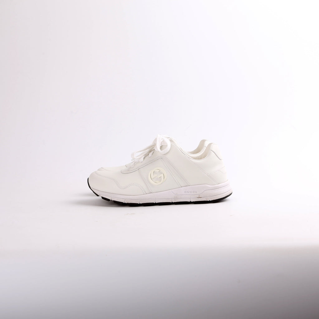 Gucci Microsoft Bianco Leather Sneakers Size 36