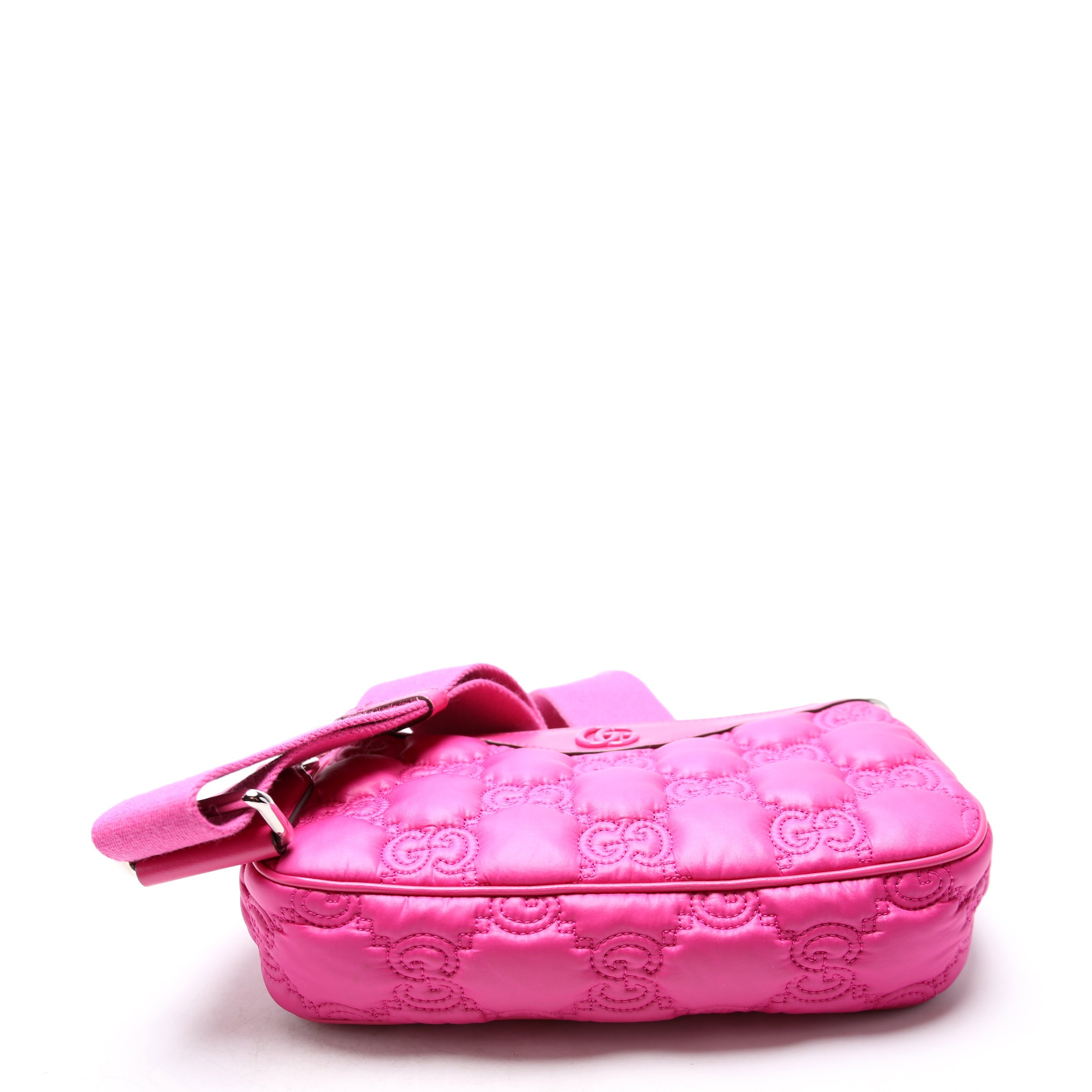 735049 GG Nylon Shoulder Bag Pink