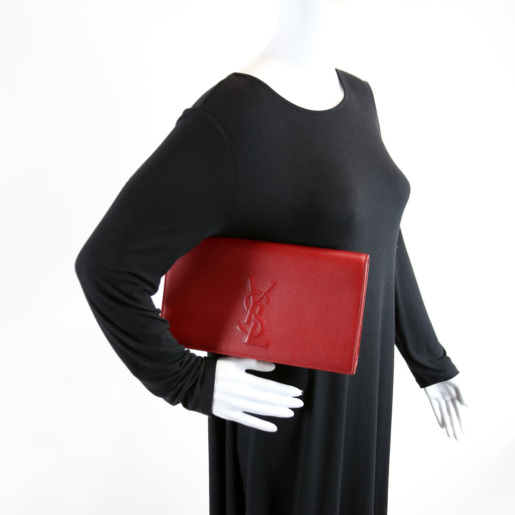 Belle De Jour Clutch Red