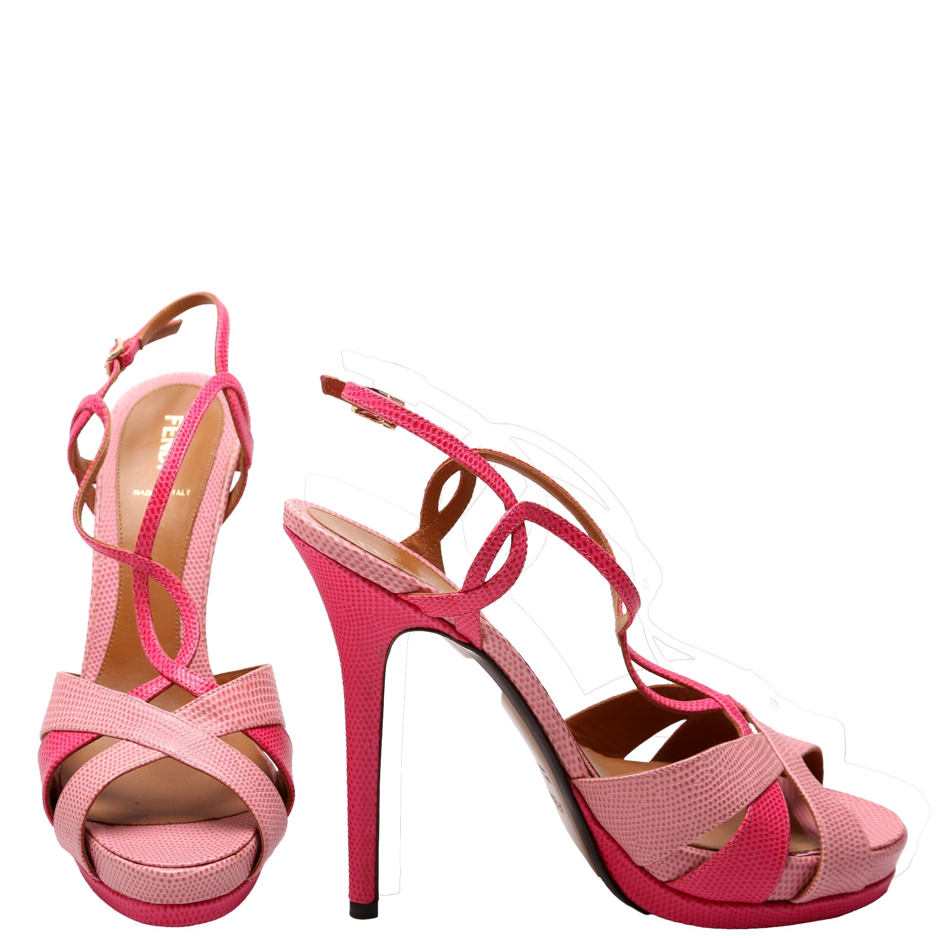 ON HOLD Twisted T-Strap Sandal Heels Size 39 Pink