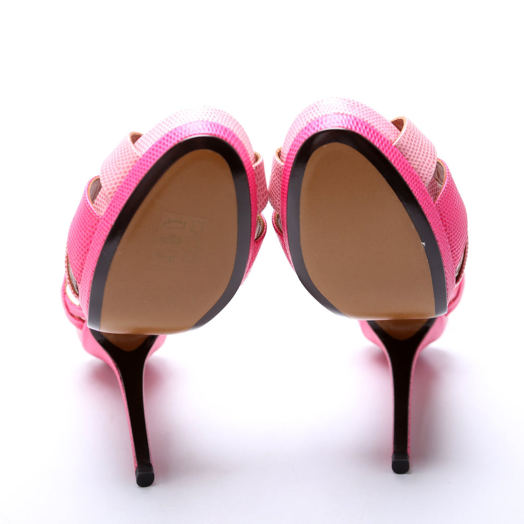 ON HOLD Twisted T-Strap Sandal Heels Size 39 Pink