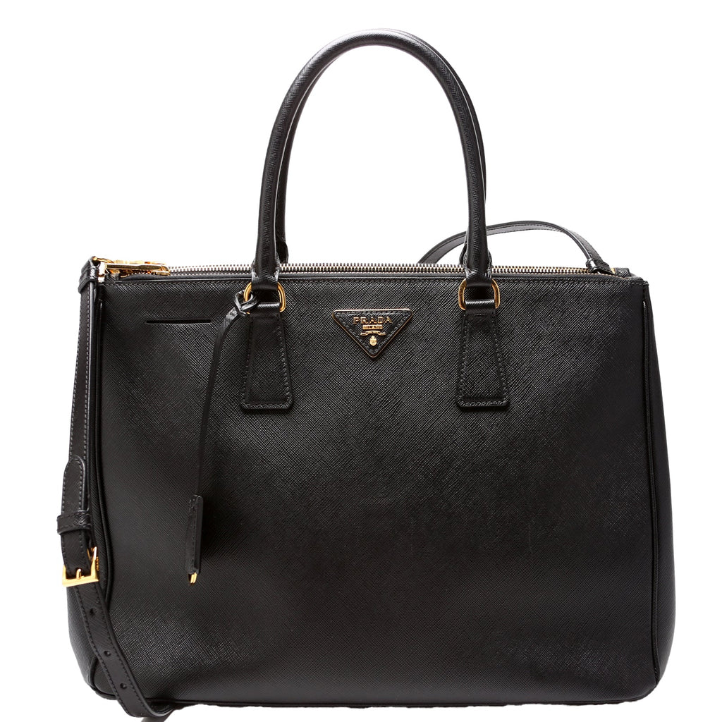 Saffiano Galleria Large Black