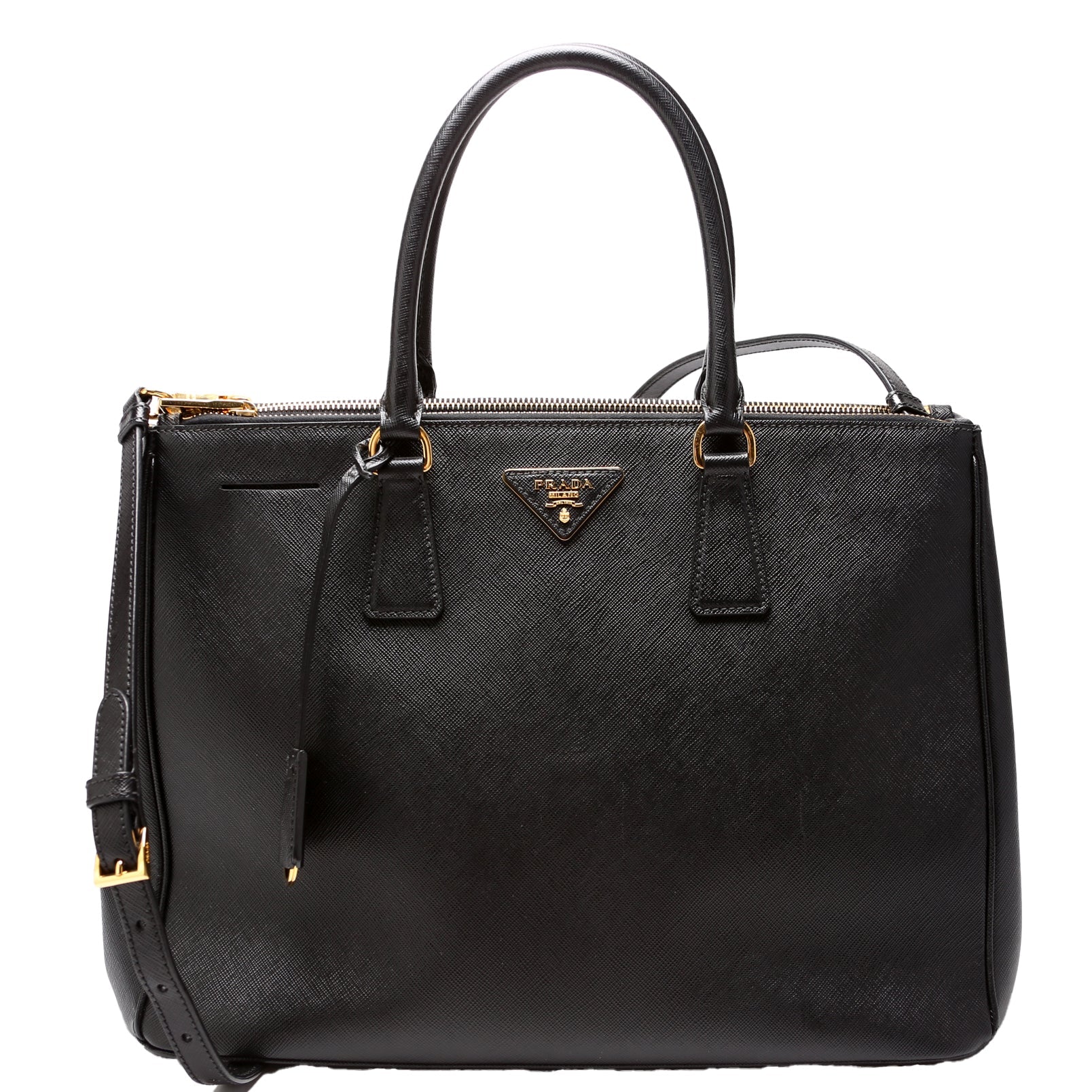Saffiano Galleria Large Black
