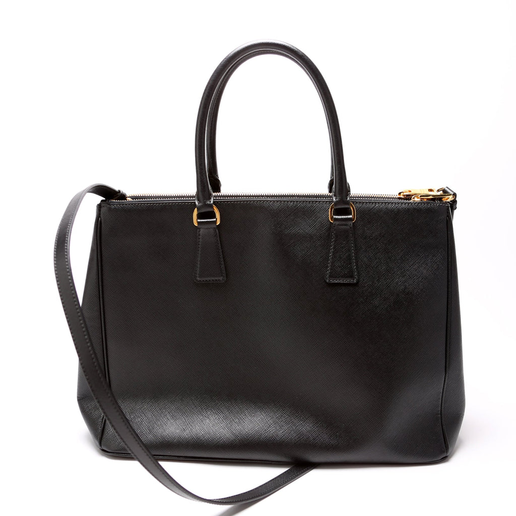 Saffiano Galleria Large Black