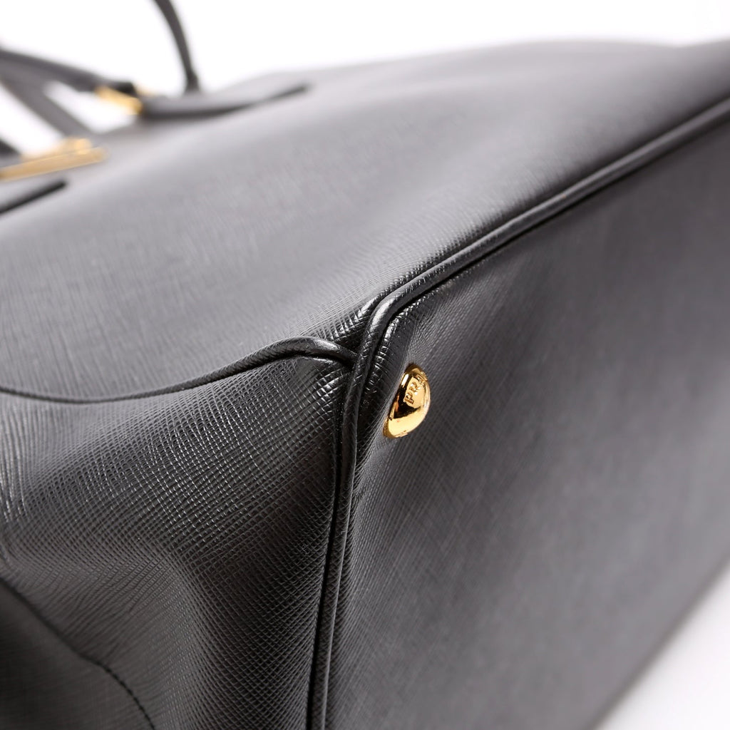 Saffiano Galleria Large Black