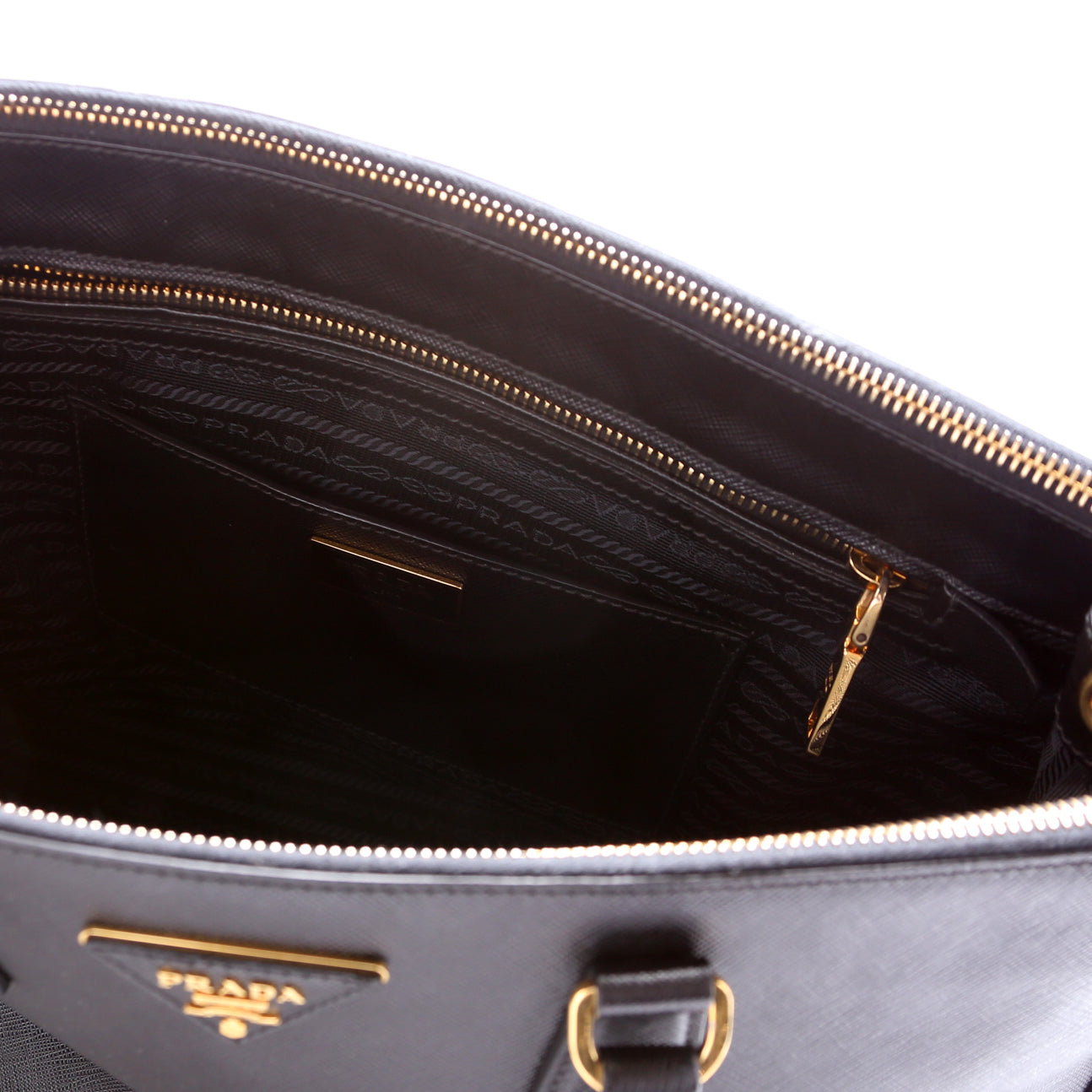 Saffiano Galleria Large Black