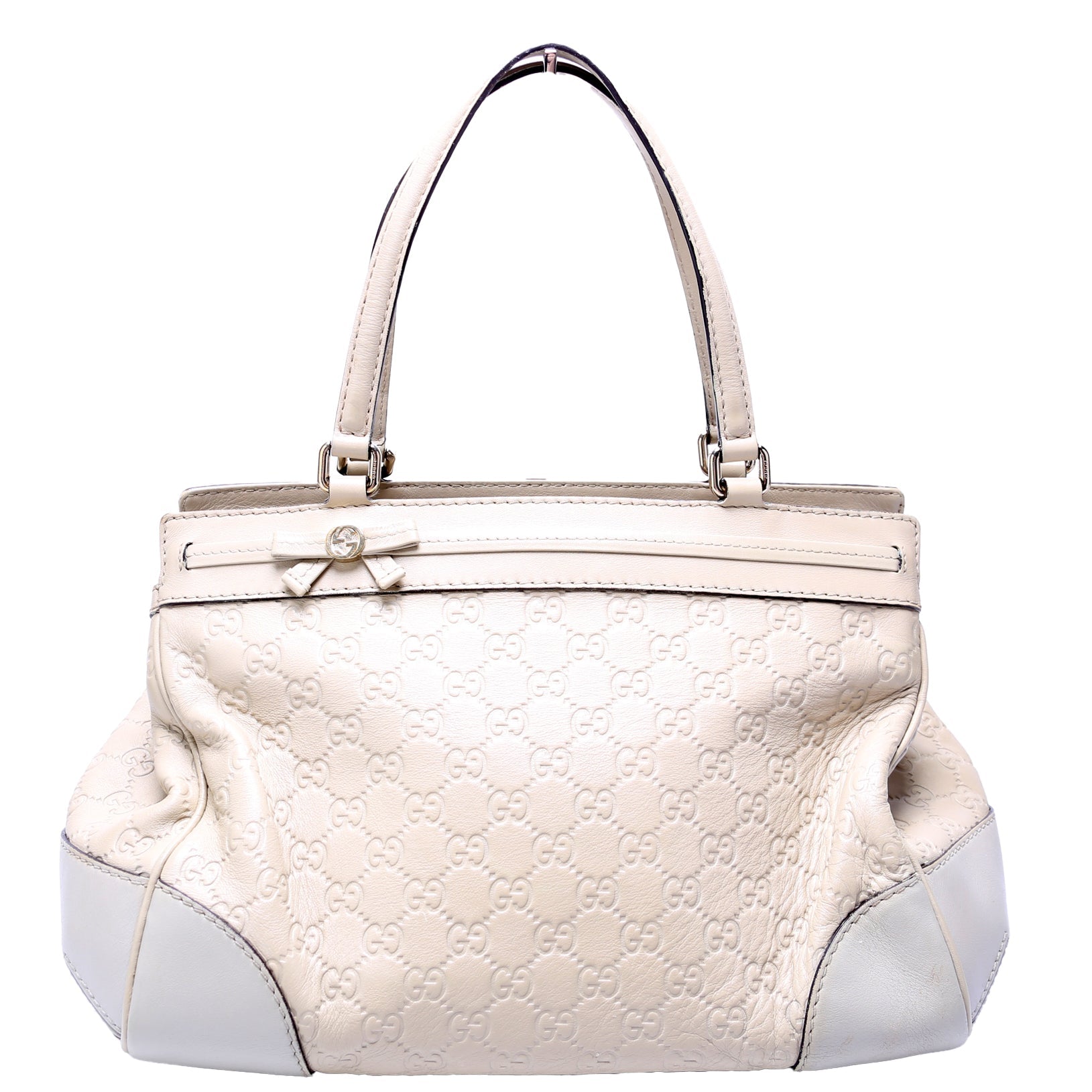 257063 Guccissima MayNew Ribbon White