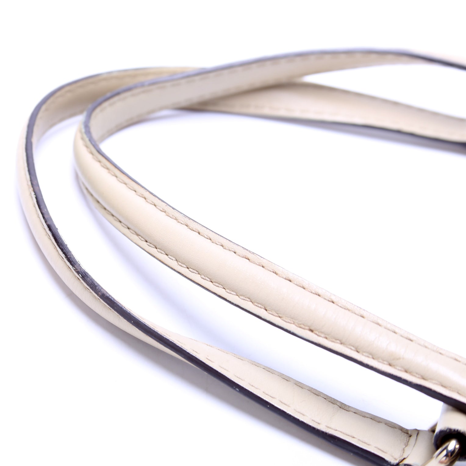 257063 Guccissima MayNew Ribbon White