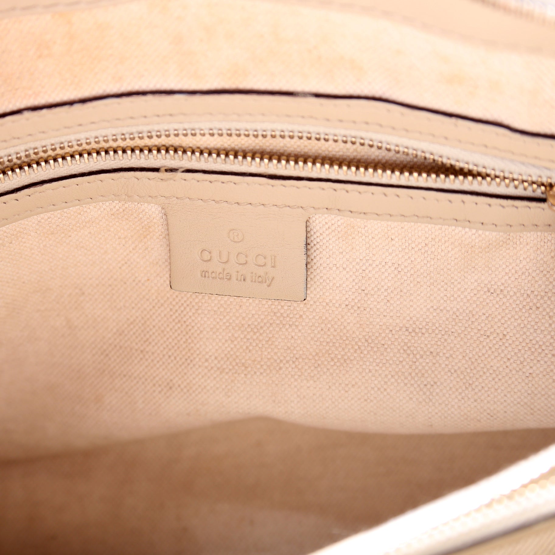 257063 Guccissima MayNew Ribbon White