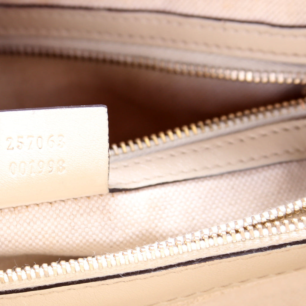 257063 Guccissima MayNew Ribbon White