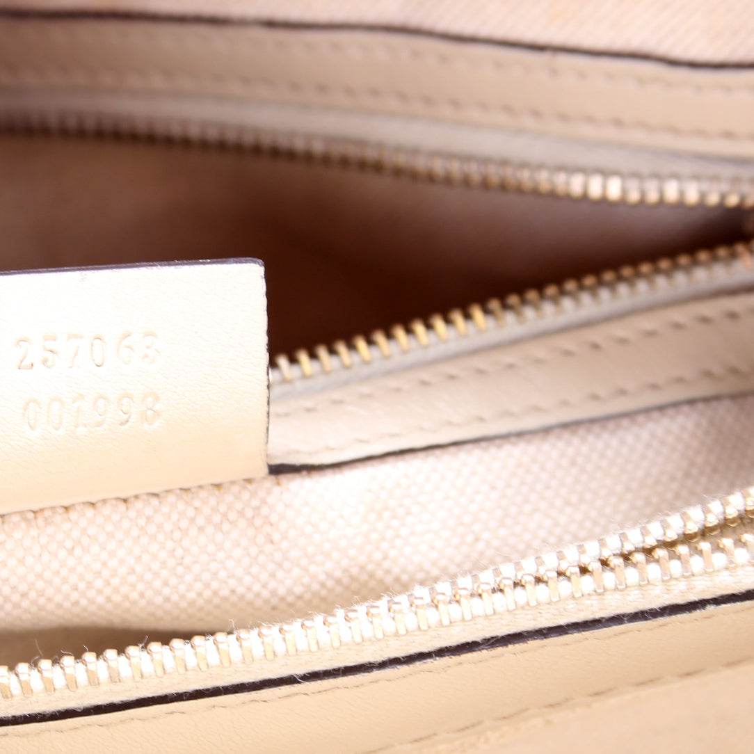 257063 Guccissima MayNew Ribbon White