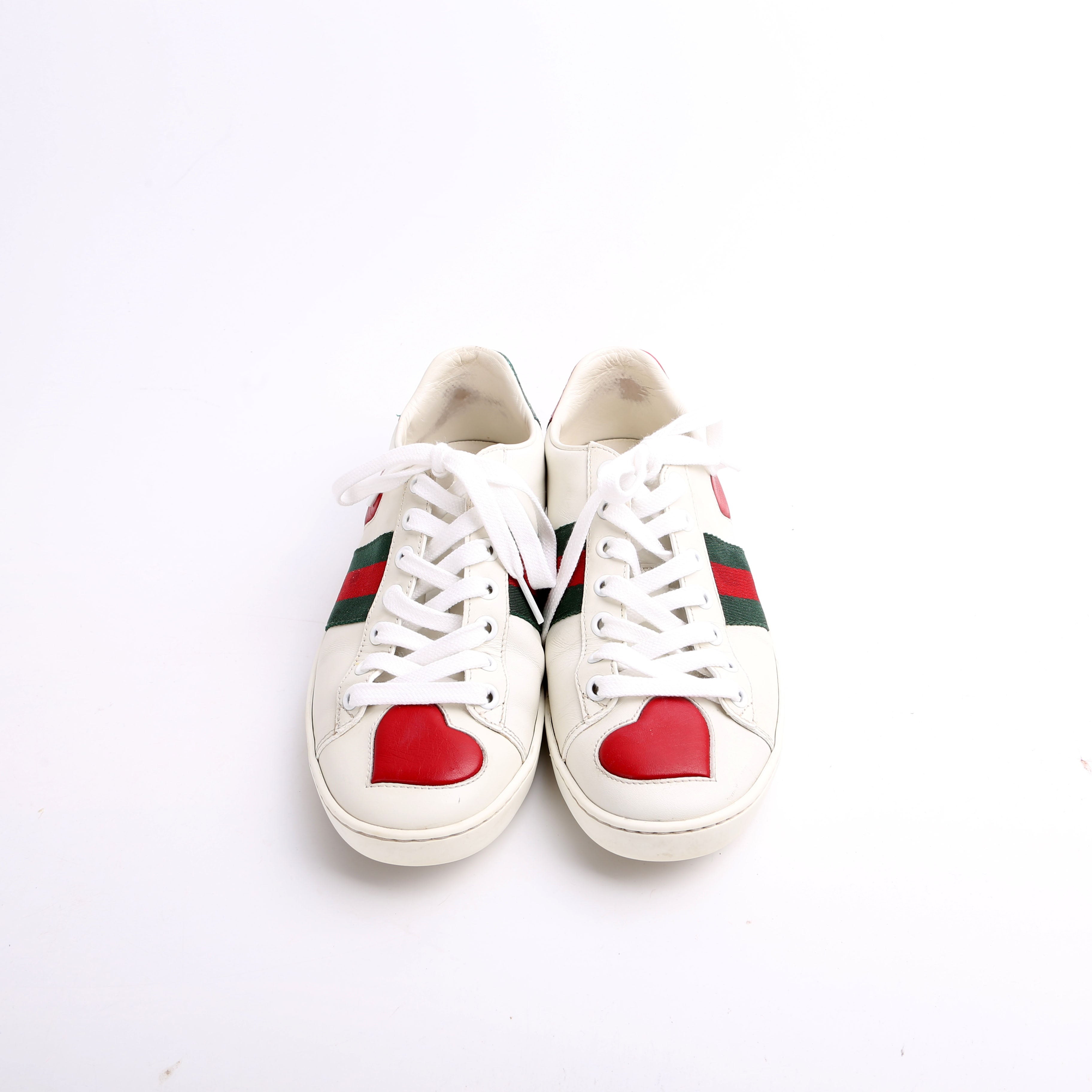 Gucci Ace Web Heart Sneakers Size 36