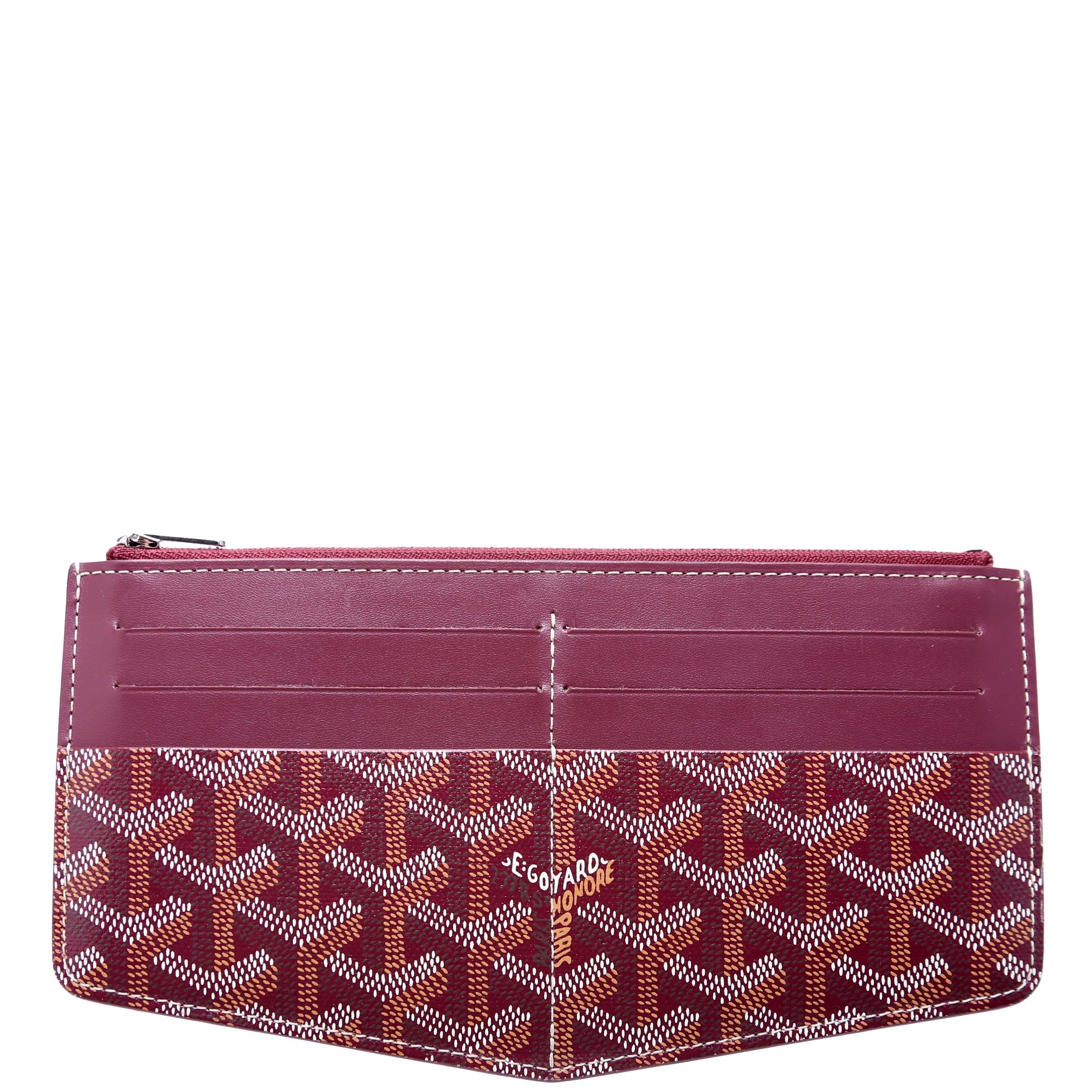Insert Louise Wallet Goyardine Burgundy