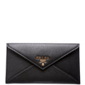 Saffiano Envelope Wallet Black