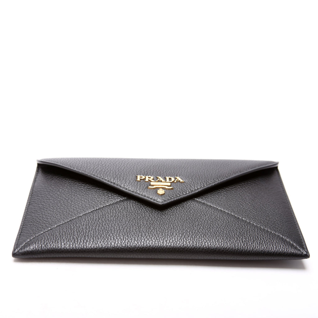 Saffiano Envelope Wallet Black