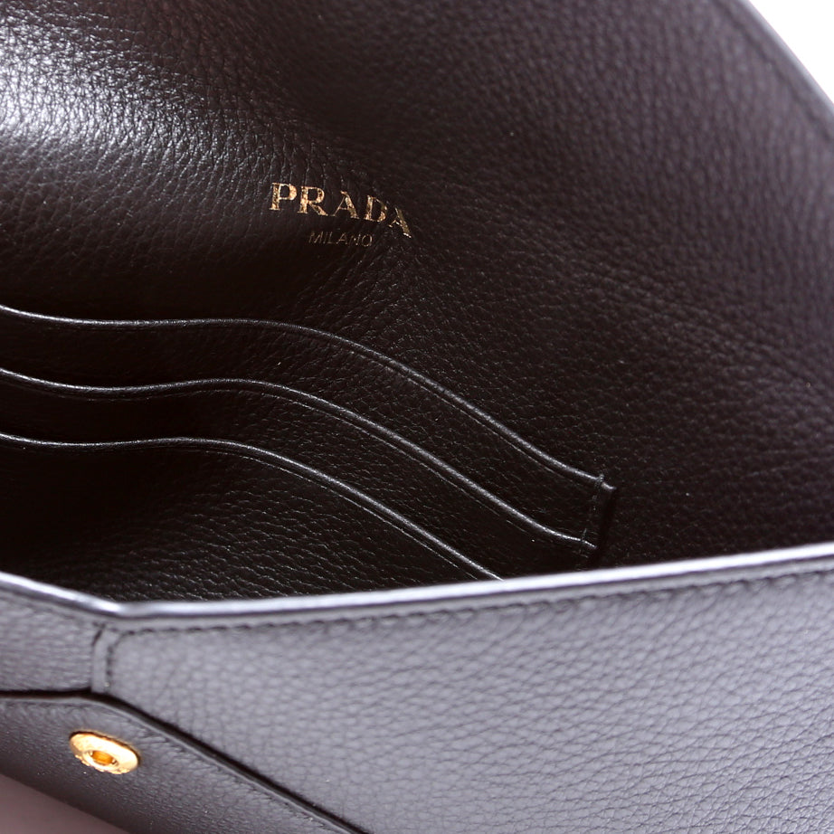 Saffiano Envelope Wallet Black