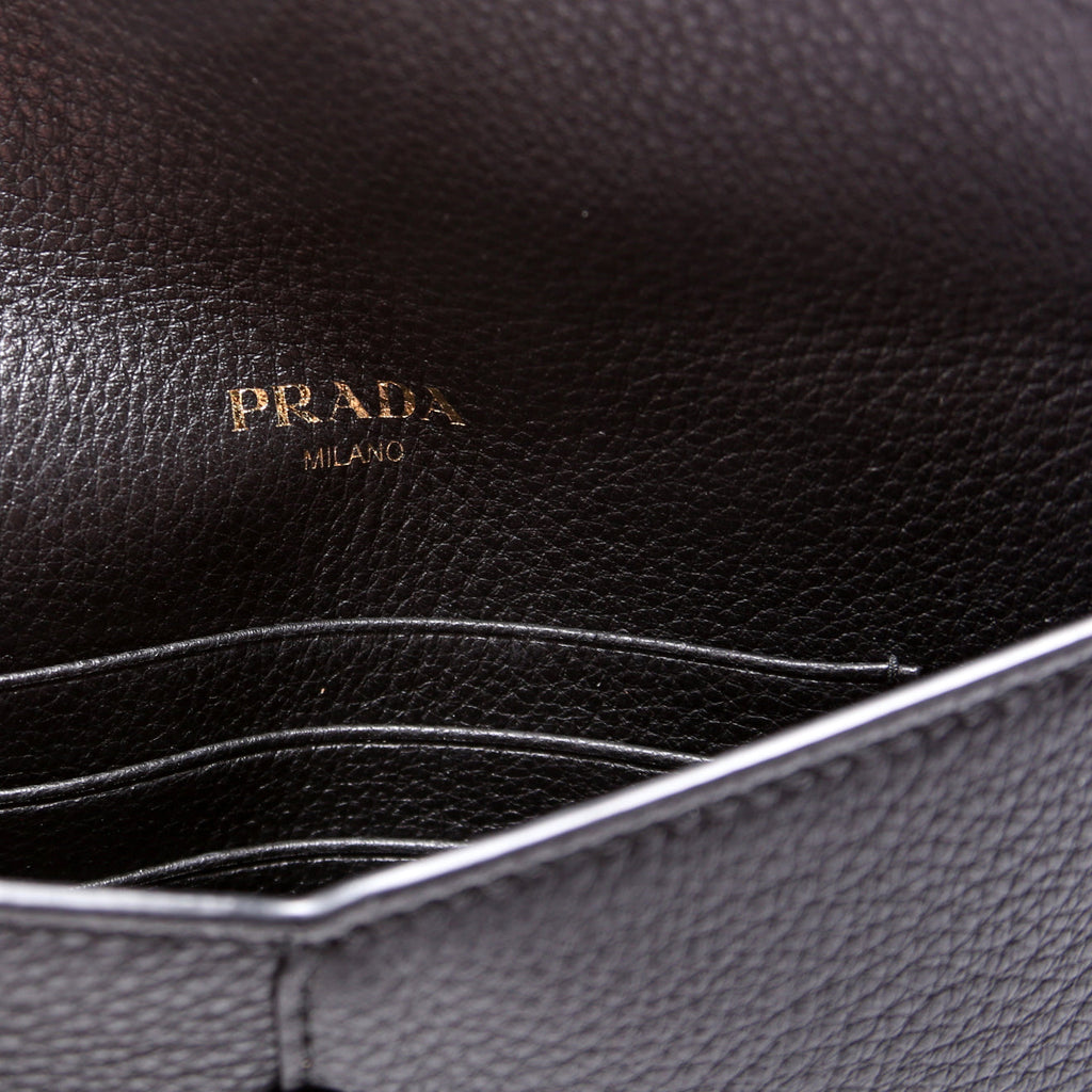 Saffiano Envelope Wallet Black