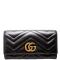443436 Marmont Continental Wallet Black
