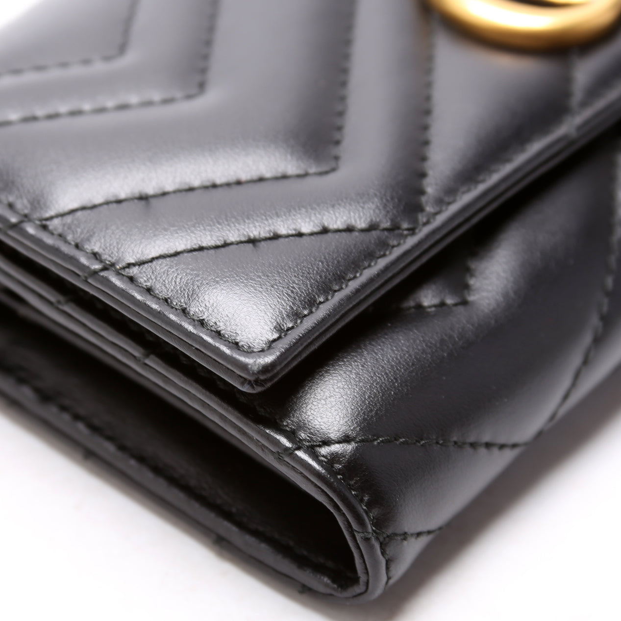 443436 Marmont Continental Wallet Black