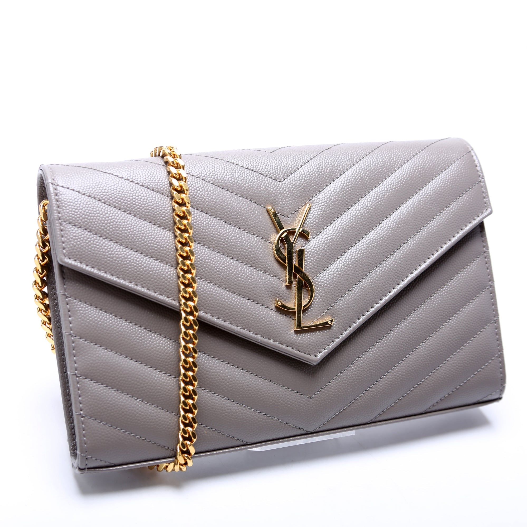 Grain De Chain Wallet Grey